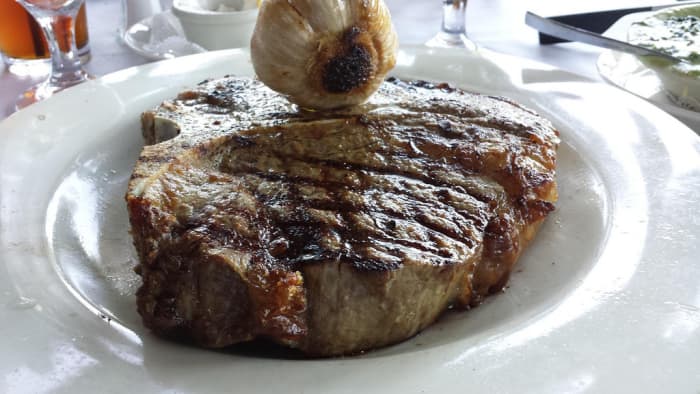 Ribeye steaks make great gifts, and are on the less-expensive end of the spectrum, if you're looking for a good, inexpensive Valentine's gift for the meat-lover in your life!