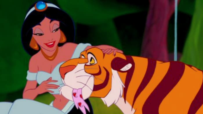 This author has chosen not to depress you with an image of Bambi in mouring, so here's a nice picture of Princess Jasmine doing her best Carole Baskin impression.