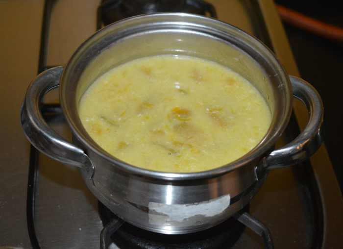 Now, the curry is done!