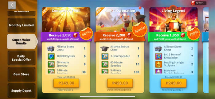 The Best Bundles To Buy In Rise Of Kingdoms Levelskip