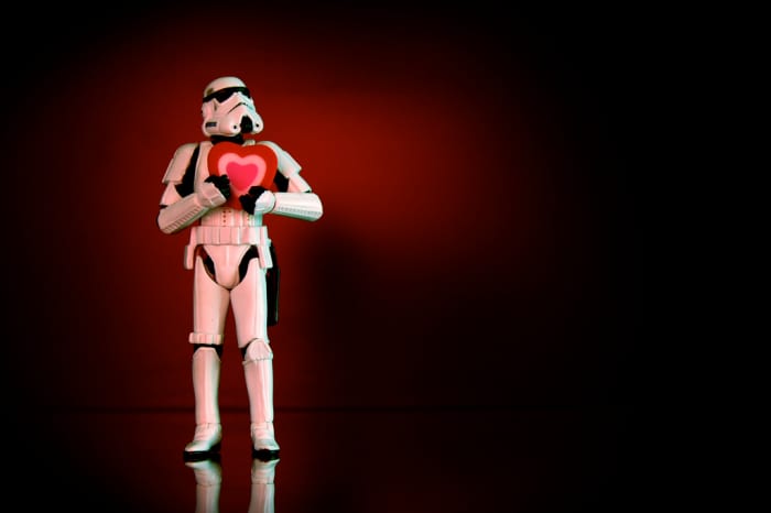 Storm Troopers spend a lot of time traveling around the galaxy, so they have to cope with single life.