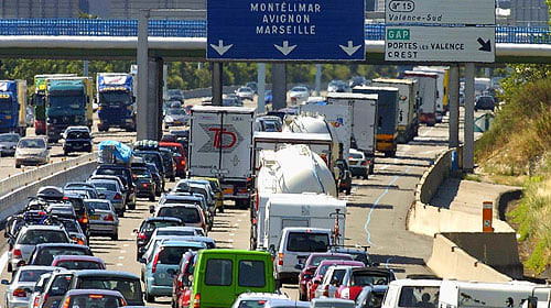Heavy traffic in France can be stressful, especially if you are unfamiliar with French driving laws.