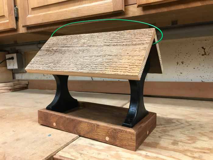 Build a FlyThrough Hanging Platform Bird Feeder (With Roof)