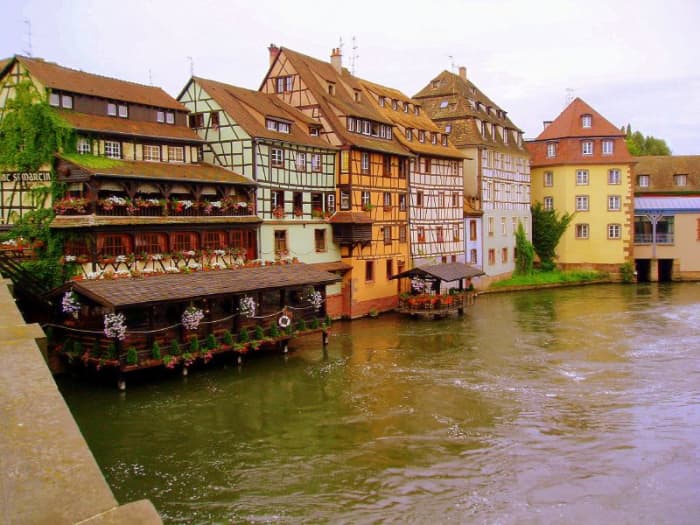 Strasbourg, on the border of France and Germany, is one of many beautiful and unique places to live in France.