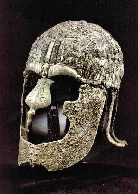 Vendel helm from near Uppsala, north of Stockholm Sweden - a classic of its day, worn by a king or nobleman at the very least
