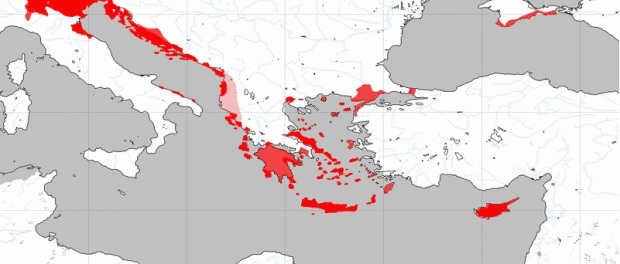 Map of the Republic of Venice, 16th century
