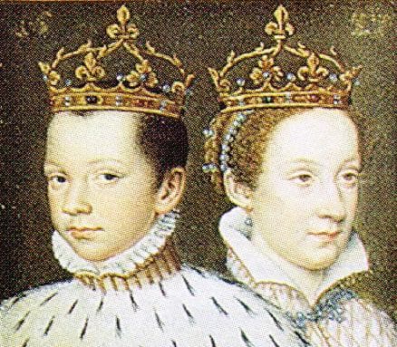 Mary's first husband was Francis II of France. Francis became King of France in 1559 and died in December 1560.