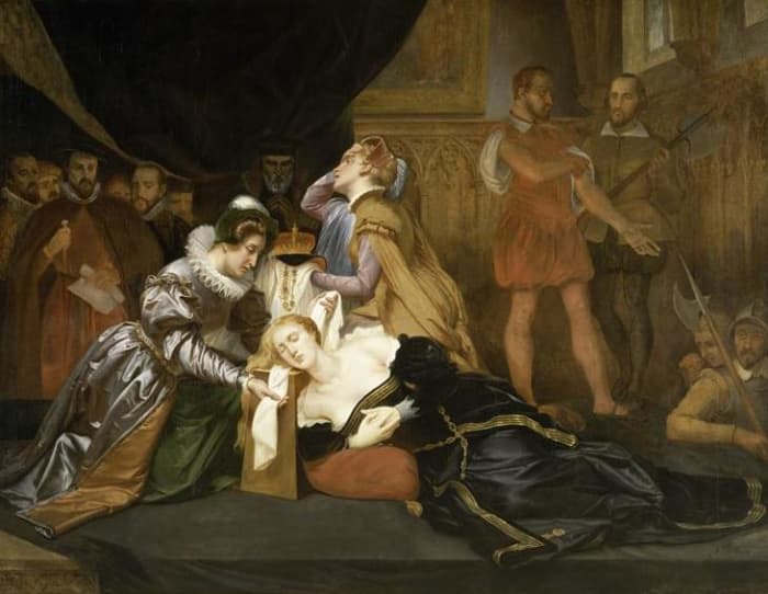 Mary, Queen of Scots was executed for treason on February 8th, 1587. She had been imprisoned by her cousin Elizabeth I of England from mid-May 1568.