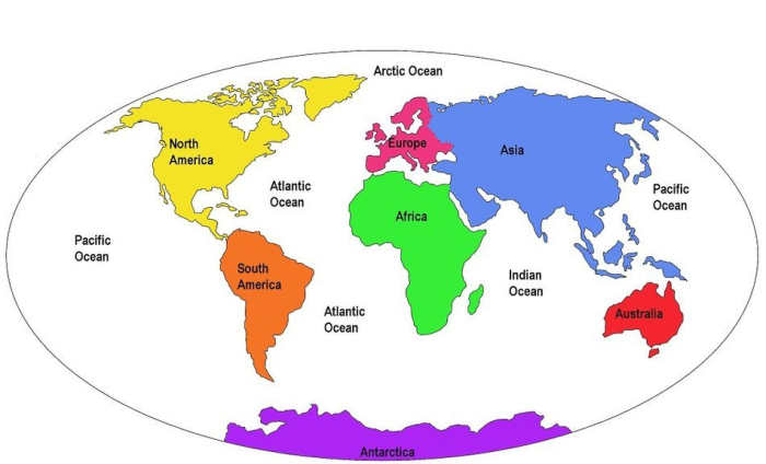 To help memorize the countries of the world, try breaking them down into continents!