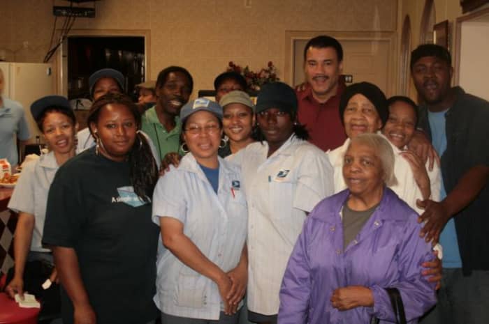 WBLS Morning Radio Team led by Dr. Bob Lee. It was a great morning for WBLS listeners who were treated to free breakfast and photos with Dr. Bob Lee.