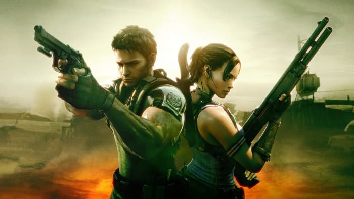The action-adventure gameplay of "Resident Evil 5" was designed around its cooperative multiplayer mechanics.