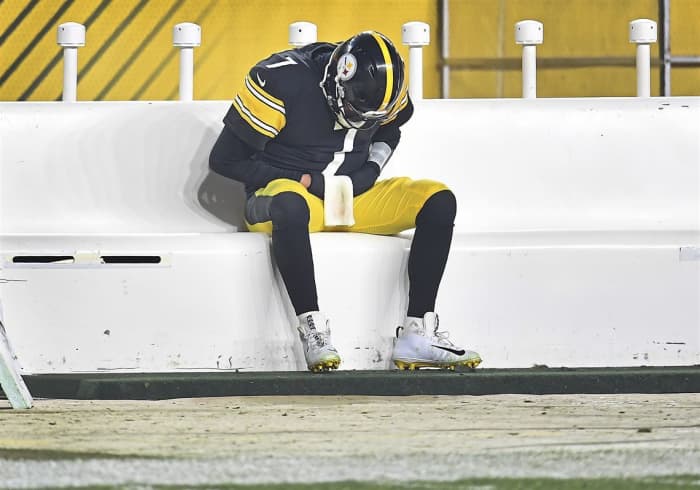 The Steelers lost to the Browns in the Wild Card Round with QB Ben Roethlishberger having four turnovers.