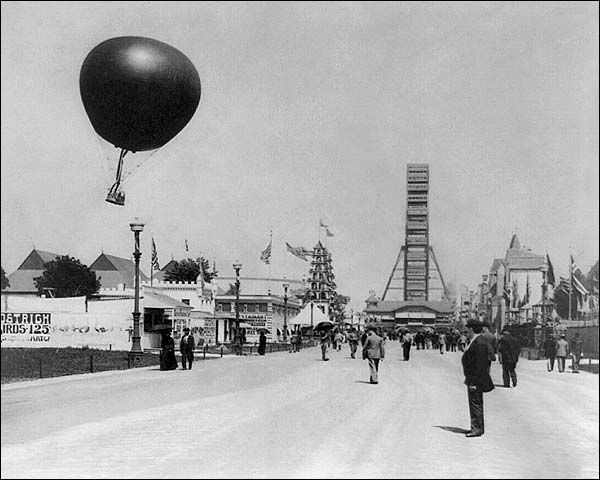 Ferris Wheel at World's Colombian Exposition