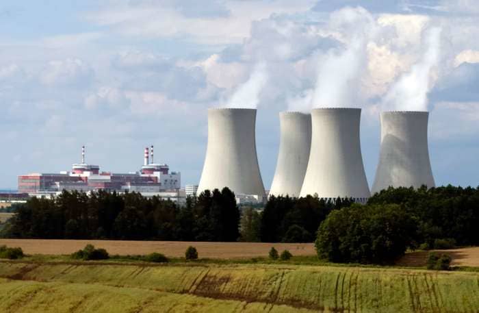 The Temelín Nuclear Power Plant, South Bohemia, Czech Republic, which went into full operation in 2003, using two Russian-designed pressurized-water reactors. © Josef Mohyla/iStock.com