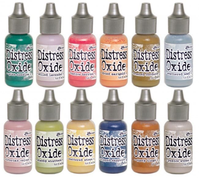 Reinkers come in the same palette that the ink pads are in. Just a drop or two of either the Distress or Oxide inks will help you watercolor all sorts of images