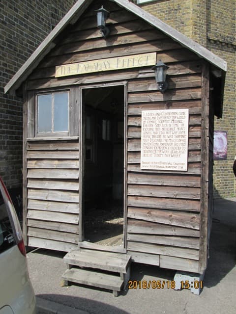 Unlike Michael Faraday, whose link with the world around him was unquestioningly prosaic. Pebbles cover the floor of his 'laboratory' here on the wharf