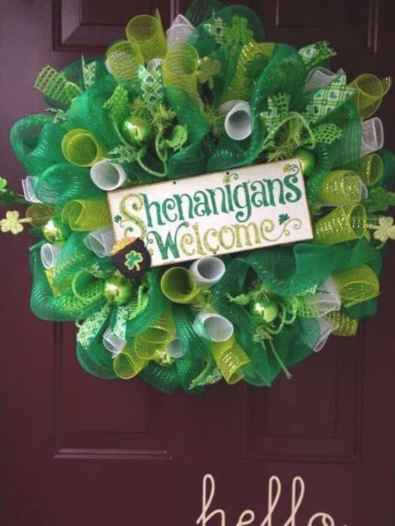 50+ Stunning St Patricks Day Wreath Ideas to Bring the Charm to your ...