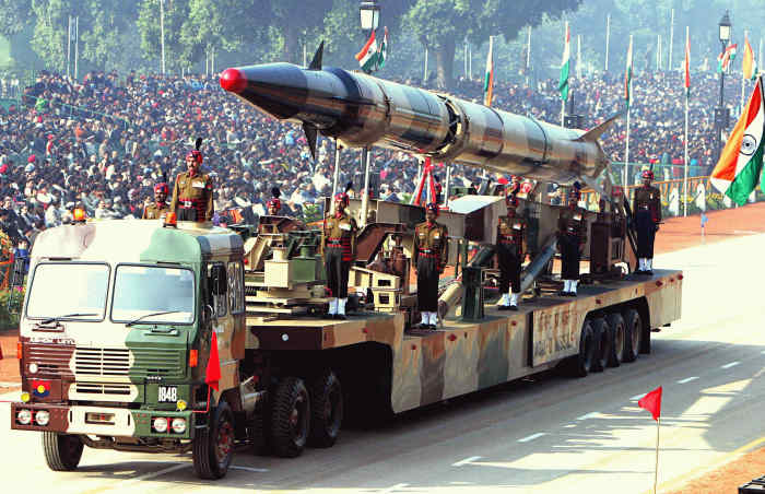 Agni-II missile Republic Day Parade