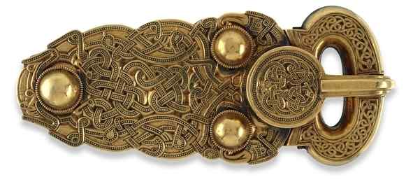 Some of the treasure restored after being discovered at Sutton Hoo. The level of preservation is astonishing.