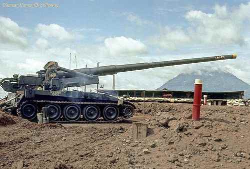 The 175mm self-propelled tank was used extensively in Vietnam to support American and South Vietnamese troops in the field.