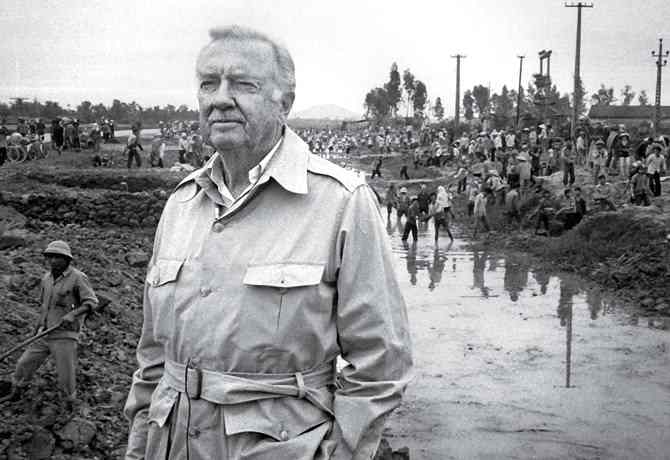 Cronkite would come out against the War Vietnam after the Tet Offensive on February 28, 1968 during his evening newscast. His endorsement would help bring down the Johnson administration in Washington D.C.