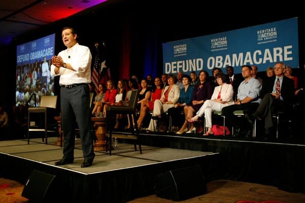 Ted Cruz's Shutdown and his determination to defund Obamacare- and he is in the deep pockets of the 1% billionaires in the U.S.