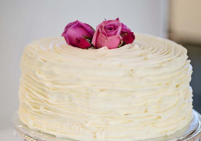 The Lady Baltimore, a delicate cake with fluffy icing, filled with nuts and dried fruits.