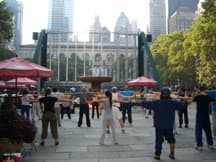 Qigong is a holistic form of wellness practice originating in the East. It integrates body posture and movement, breathing, and meditation which promotes optimal mind, body and soul alignment.