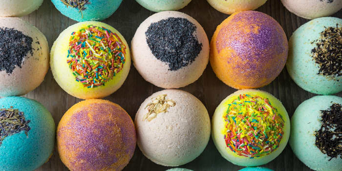You may be tempted by the candy looking bath bombs. Before you buy any, do some research and find out how animal friendly are those colorful orbs. Some are tested on animals. Some use animal products. Very few are actually vegan.