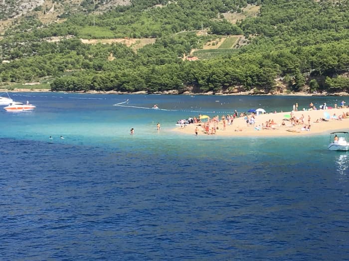 Beaches like this one in Croatia won't exist if temperatures and seas keep rising.