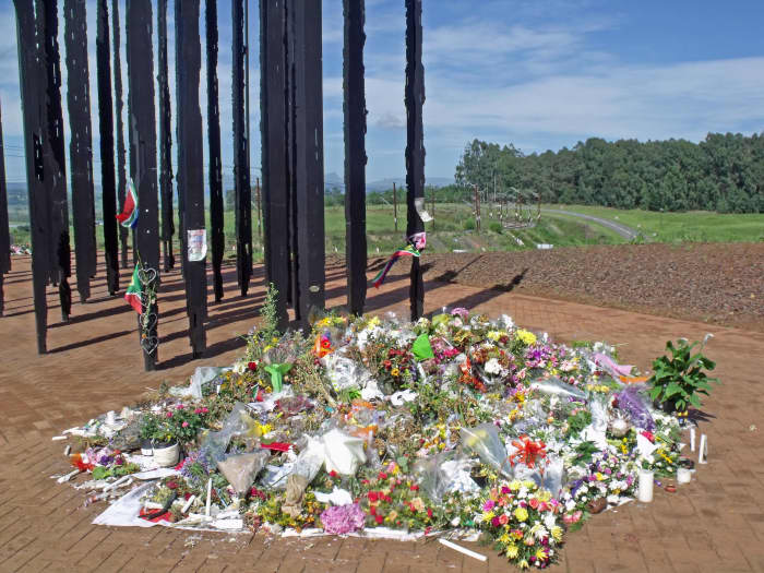 tributes started coming in on the 6th December and continued to pour in even up to the day of the funeral.