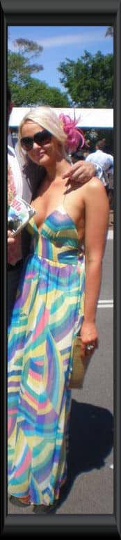 As requested this is the closest I could find of my Blondepoet hippy dress.Is it bright enough for you? i reckon I outshine Gweneth LMAO