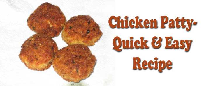 Use up your dinner leftovers to make chicken or turkey patties