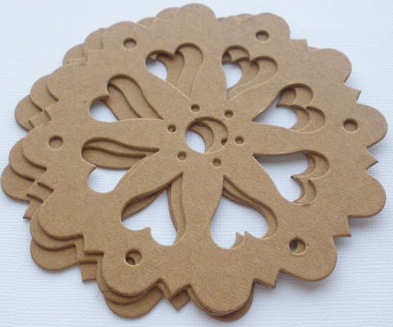 Cutting an intricate shape like this dollie-wheel need a more sophisticated cutter that uses a die or template.