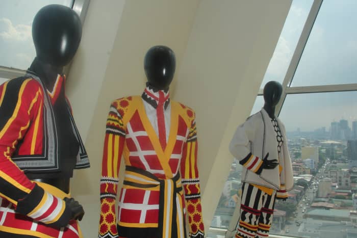 Every part of the building can be used for exhibits, like in this case which is a fashion design exhibit. (Photo by the author)