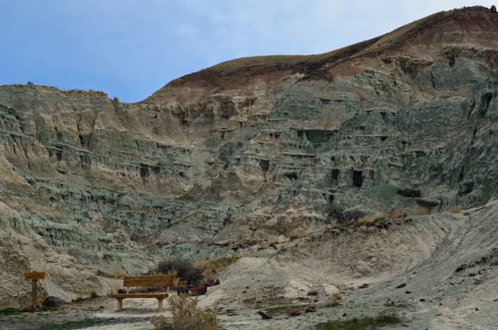 Sit on the bench at the end of the trail and reflect on the wonder of this place.