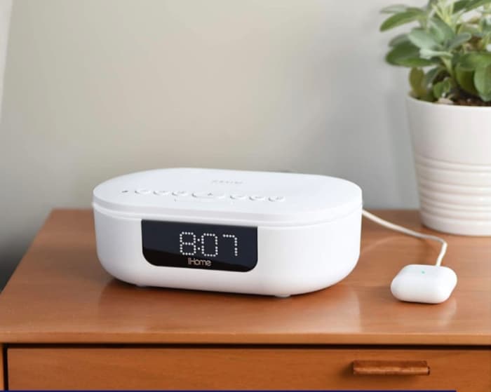 iHome Health’s Power UVC Pro 360° UVC Sanitizer with Bluetooth Speaker