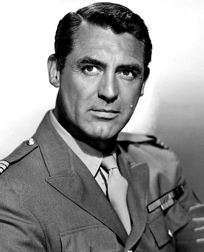 In this photo, actor Cary Grant looks very serious but he was not short on talent. Cary will always be one of the best actors who ever lived.