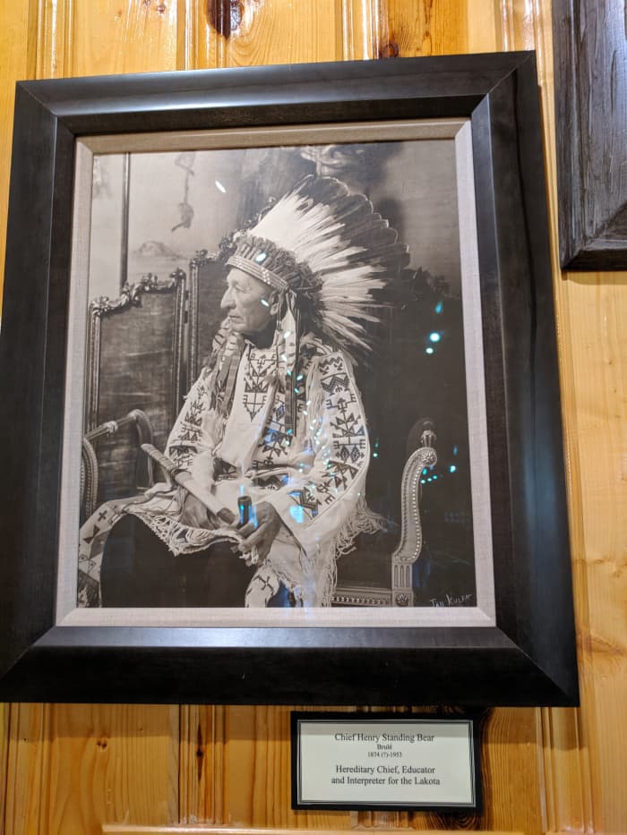 Sioux Chief Henry Standing Bear was a major force behind the movement to create the Crazy Horse Memorial.