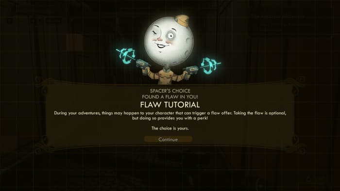 Make sure that you take every single flaw you receive, because those perk points are indispensable.