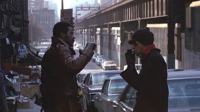 The film's gritty realism and Roundtree's (left) performance elevate this standard cop drama into something iconic.
