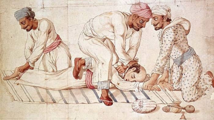 The Thugs or Thuggees were history’s most notorious and deadly criminal cult, who preyed upon travelers along the highways until the end of 19th century India.
