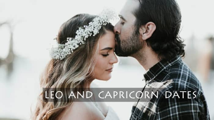 Leo and Capricorn date ideas: (1) a picnic with wine and delicious treats, (2) a hike through a beautiful landscape, (3) collecting seashells along the coast, (4) a candlelit dinner under the stars, (5) a night dancing away to lovely music.