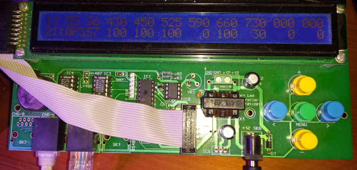 This is the programmable computer which controls the Plant Whisperer's spectrum output.