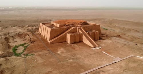 During the visit to Iraq, the pope visited Ur. Now Ur is where God said to Abraham to go, at the beginning of the Bible. So, this is the birthplace of the Bible, the Christian religion and the Muslim religion. Since they are all Abraham children.