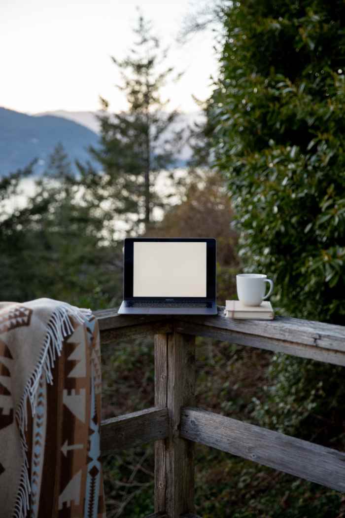 Want a little more social distancing than a card table provides? Invite friends to play with their laptops outside at your home, so everyone can sit farther away. Photo by Tatiana Syrikova from Pexels