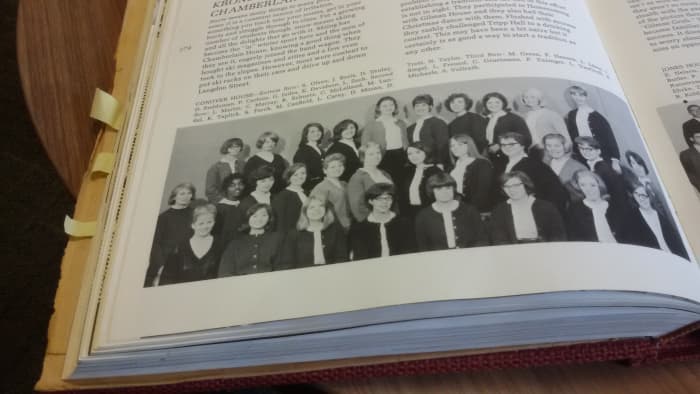 My first sweetheart was Janice second from left in the bottom row.
