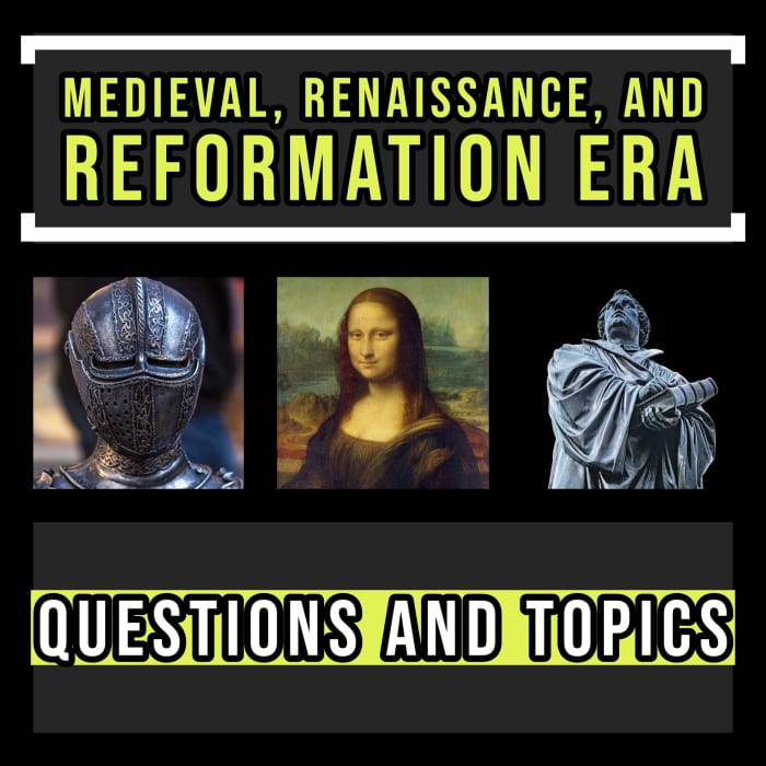 Medieval, Renaissance, and Reformation topics and questions.