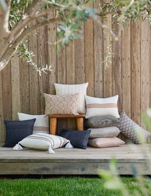 With the pillows, add a splash of recycled cotton pillows to your favorite rooms. It's suitable for spare, space-saving pillows for outdoor seating or chairs because it's made of sturdy material.