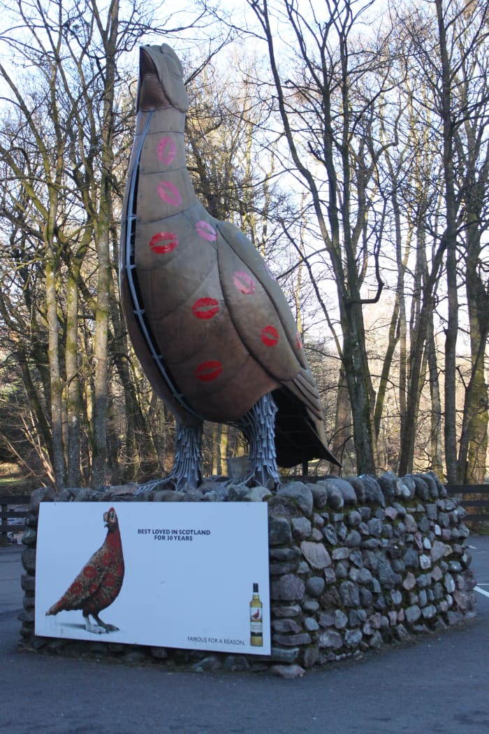 The Entrance at The Famous Grouse Experience, Crieff. The home of the visitor centre for Scotland's Favourite Whisky